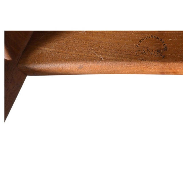 Mid 20th Century Pair of Niels Koefoed "Eva" Highback Dining Armchairs in Teak For Sale - Image 9 of 9