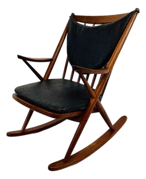 Vintage Danish Rocking Chair by Bramin Mobler
