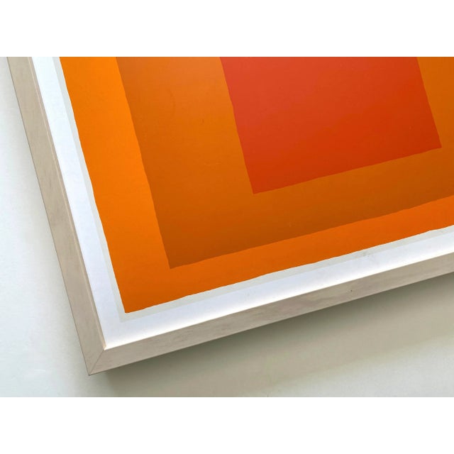 Josef Albers Vintage 1973 Modernist Fine Art Silkscreen