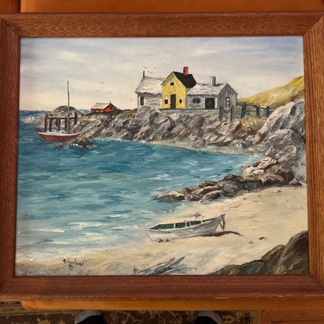 Seascape with great colors, great condition