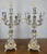 Rococo Lancini Imperial Ormolu Gilt Brass Mantle Clock with Candelabras, Set of 3 For Sale - Image 3 of 18
