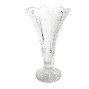 Bohemia Crystal Vase, 1900s