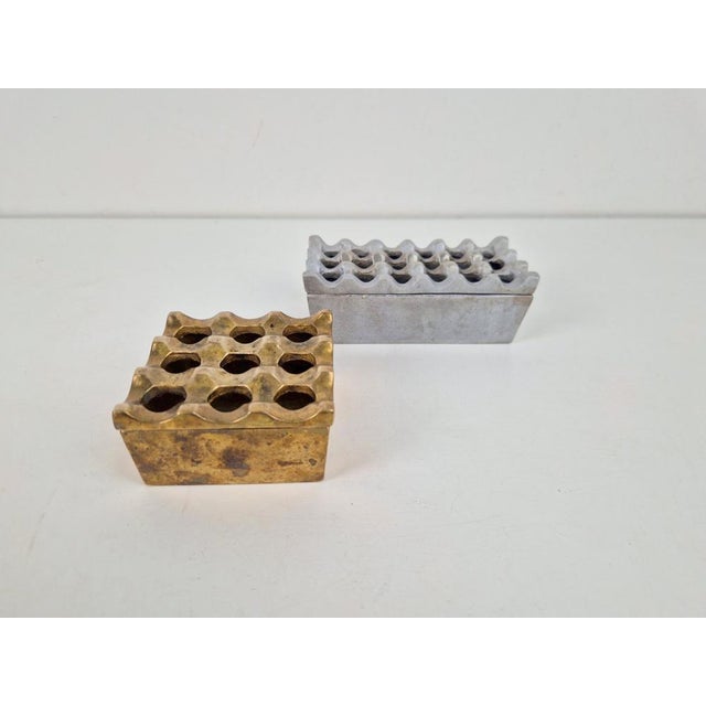 Ultima Ashtrays in Brass attributed to Bäckström & Ljungberg, 1960s, Set of 2 For Sale - Image 15 of 15