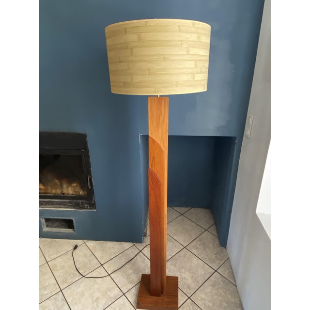 Vintage Scandinavian Teak Floor Lamp in the Style of K-Lighting, 1970s For Sale - Image 18 of 18