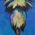 Electric Dream - Original Blue Palm Tree California Pop Art Acrylic Painting on Canvas by Kathleen Keifer For Sale In Los Angeles - Image 6 of 9
