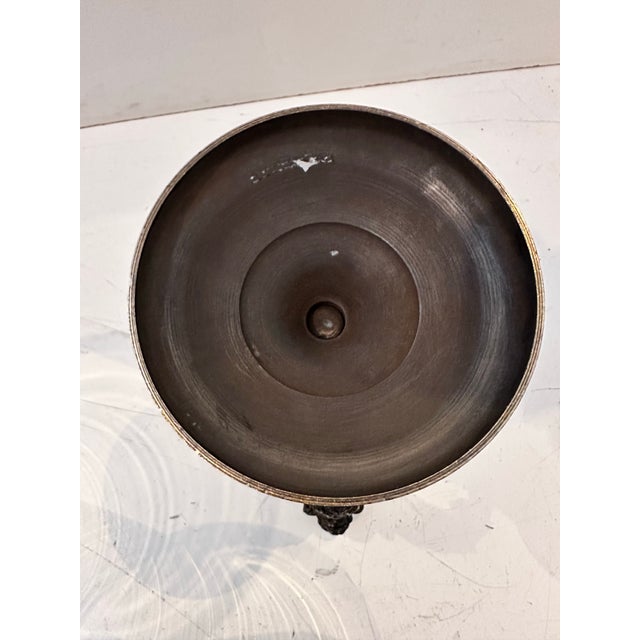Cherub Centerpiece Vase on Bronze Base For Sale - Image 10 of 10