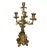 A pair of mid 19th century French ornate bronze candelabras. Circa 1860 to 1870.