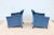 Royal Blue Art Deco Style Royal Blue Velvet Lounge Chairs by Jofco - a Pair For Sale - Image 8 of 13