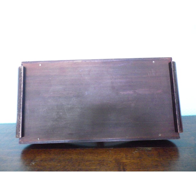 Serving Dishes in Glass, Mirror and Wood, 1950s, Set of 4 For Sale - Image 13 of 14