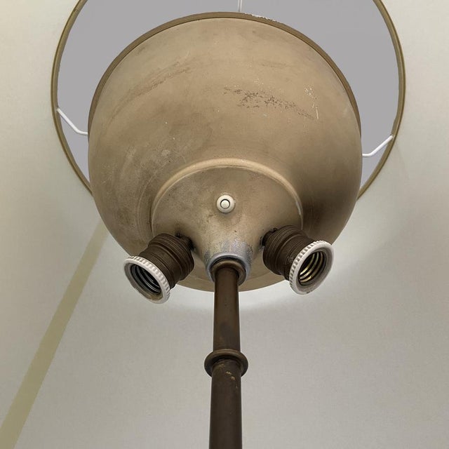 Venini Italian Art Deco Murano Glass Floor Lamp by Tomaso Buzzi for Venini, 1930s For Sale - Image 4 of 14