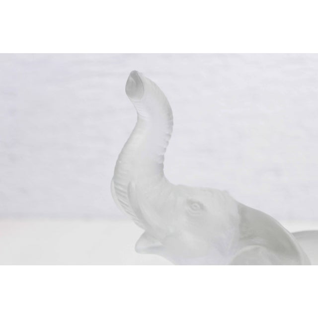 1970s Vintage Glass Elephant, 1970s For Sale - Image 5 of 14