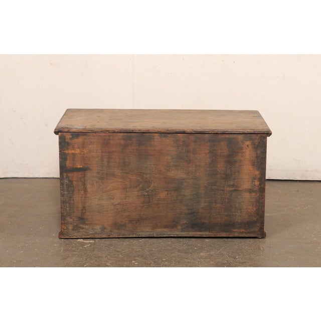 Early 20th Century Ornate Burmese Chest W/Orig. Finish From the Early 20th C. For Sale - Image 5 of 12
