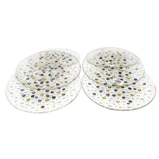Art Deco Bowls from Ząbkowice Glassworks, Poland, 1970s, Set of 6 For Sale