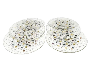 Art Deco Bowls from Ząbkowice Glassworks, Poland, 1970s, Set of 6
