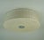 Beige Mid-Century Modern Cocoon Ceiling Lamp with Op Art Pattern by Fritz Wauer for Goldkant Leuchten For Sale - Image 8 of 15