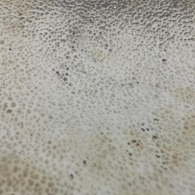 Large Brass Handmade Shell Plate Desk Element in the style of Auböck, Austria, 1950s For Sale - Image 9 of 18