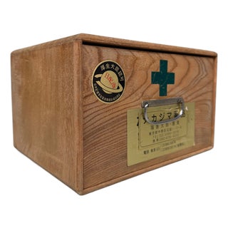 Vintage Japanese Medicine Cabinet or Desk Organizer, 1960s For Sale
