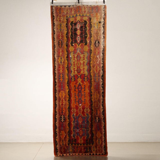 Textile Antique Kilim Wool Rug, Turkey For Sale - Image 7 of 13