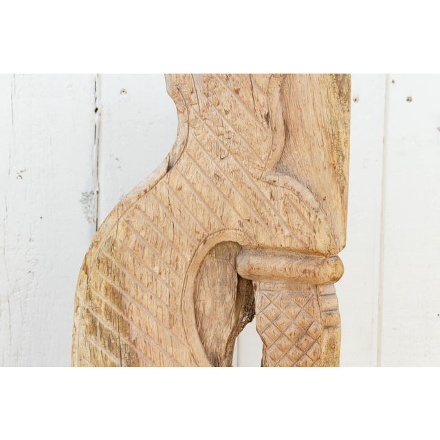 Antique Carved Wood Corbel Panel For Sale - Image 9 of 11