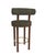 Collector Modern Moca Bar Chair in Safire 1 Fabric and Smoked Oak by Studio Rig For Sale - Image 4 of 7
