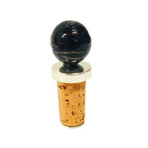 Contemporary Hand-Blown Murano Glass Bottle Stopper