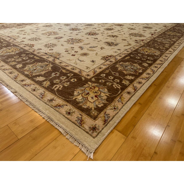 Persian Kashan Style Oriental Area Rug 9x12 For Sale - Image 6 of 10