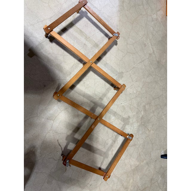 Vintage Accordion Style Peg Wall Hanger For Sale In Chicago - Image 6 of 6