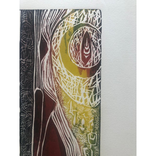 Melinda Massaro, Mother Earth, Woodcut, 1997 For Sale - Image 3 of 10