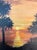 Nautical Mid 20th Century Tropical Sunset Painting For Sale - Image 3 of 4
