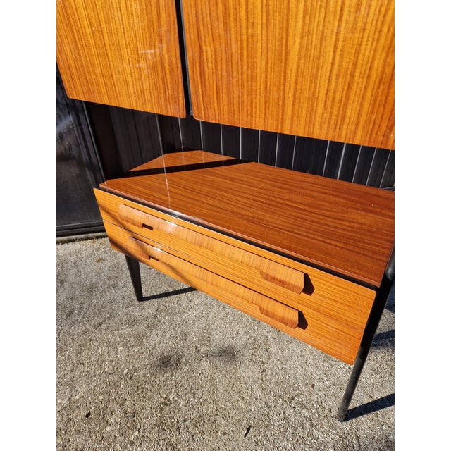 Vintage Burl Bookcase, 1970s For Sale - Image 11 of 17