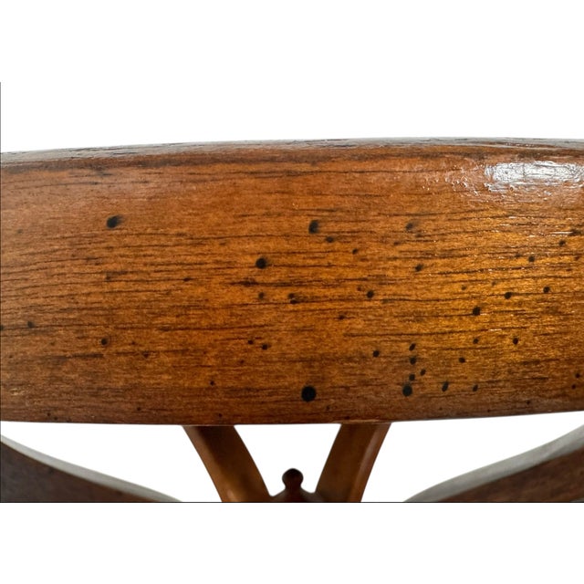 Mid 20th Century CCFM Mid-Century Modern Bentwood & Cane Martini Table For Sale - Image 11 of 16