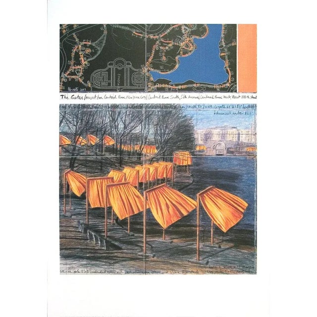 Artist: Javacheff Christo Title: Project for the Gates VIII Year: 2003 Signed: No Medium: Offset Lithograph Paper Size:...