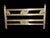 Headboard measures 180 cm and footboard 170 cm complete with its original bars This piece is designed in the style of the...