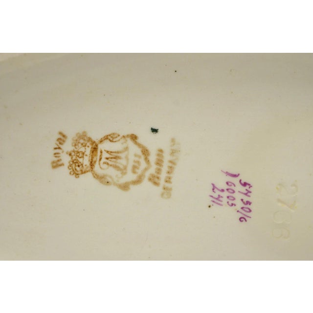 Antique Franz Anton Mehlem Royal Bonn Germany Art Nouveau Purple Jardinière Vase For Sale - Image 16 of 17