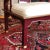 Century Furniture 1970s James Mont-Style Oxblood Red Horseshoe Chinoiserie Accent Chair For Sale - Image 4 of 12