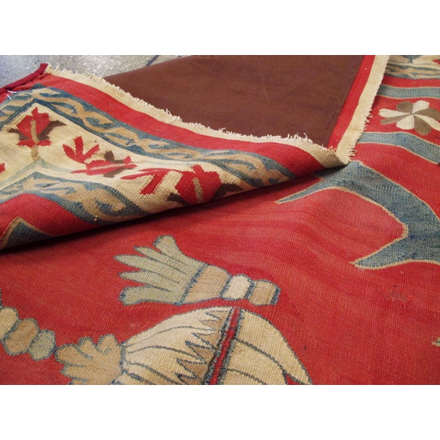 Galerie Shabab Collection Early 20th Century Indian Dhurrie Rug For Sale In New York - Image 6 of 6