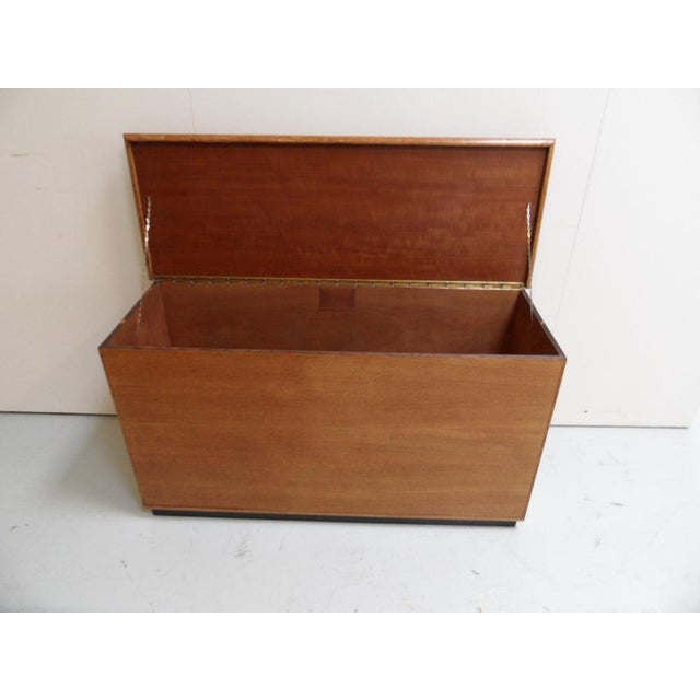 1950s Vintage Dutch Oak Chest, 1951 For Sale - Image 5 of 12