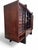 Mid-Century Modern Vintage Modern Mahogany Media Console With Sliding Woven Doors by South Cone For Sale - Image 3 of 8
