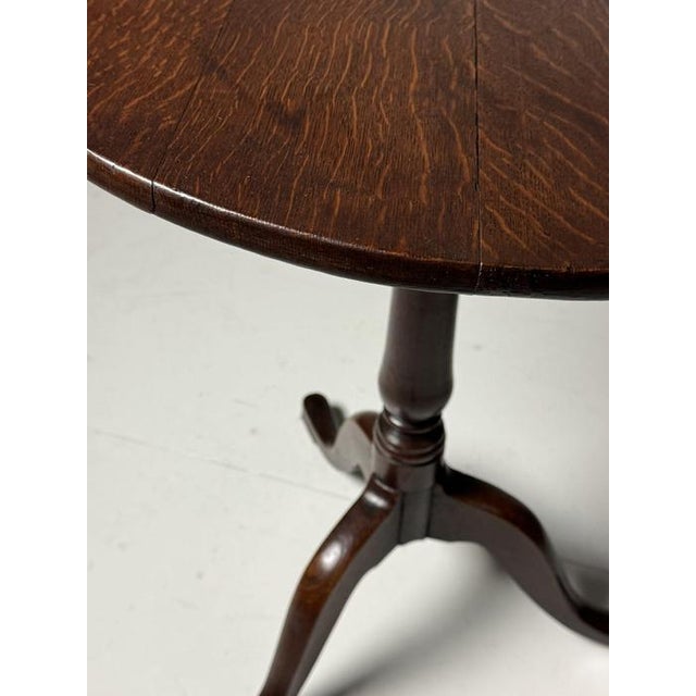 Tilt Top Table in Oak, 19th Century For Sale - Image 15 of 18