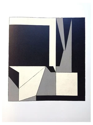 Victor Vasarely, Elche/Octal, 1972, Chromolithograph