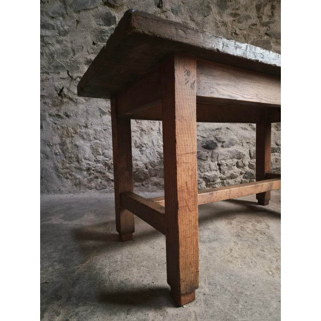 Antique Oak Worktable, France, 1800s For Sale - Image 11 of 18