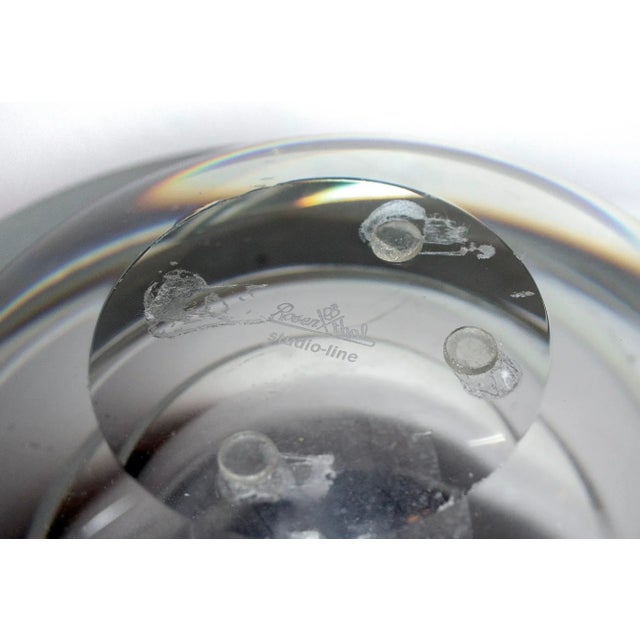 1960s Italian Crystal Vase from Rosenthal Studio, 1960s For Sale - Image 5 of 6