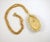 Metal 1970s Pendant Necklace With Faux Baroque Pearls For Sale - Image 7 of 8