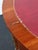 French Demilune Inlay Leather Top Console Flip Top Card Table 6916 For Sale - Image 16 of 18