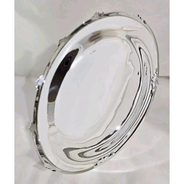 Antique Art Deco Sterling Silver Compotier from Walker & Hall, 1932 For Sale - Image 4 of 16