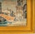 American Original Elliot Bouton Torrey Oil on Canvas Venice With Period Frame For Sale - Image 3 of 7