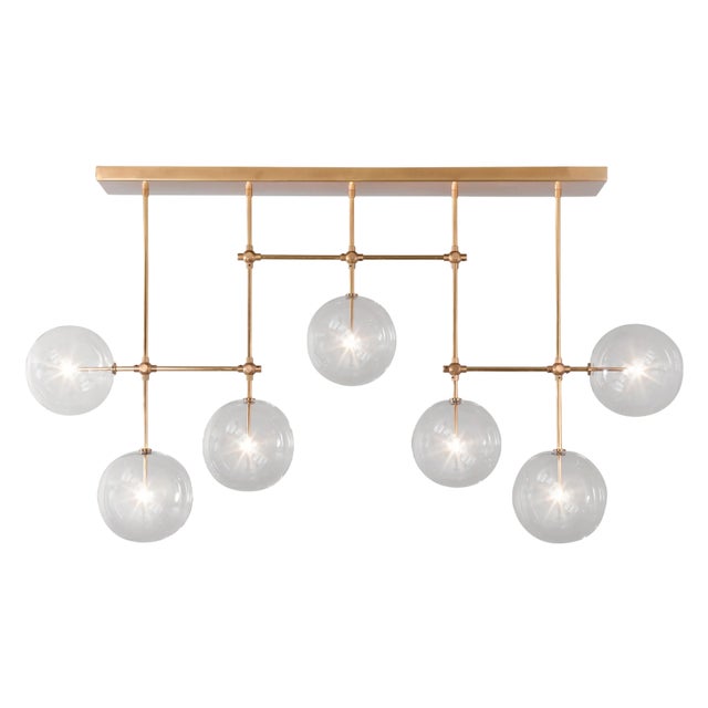 Soap B7 MD Brass Chandelier by Schwung For Sale