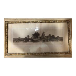 Late 19th Century Ernest C. Rost Etching - "A Peaceful Summer Eve" For Sale