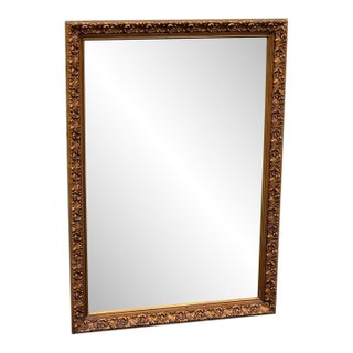 1940 Gilded Hollywood Wall Mirror. For Sale