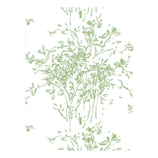 The House of Scalamandré Kurt Wallpaper, Pear For Sale